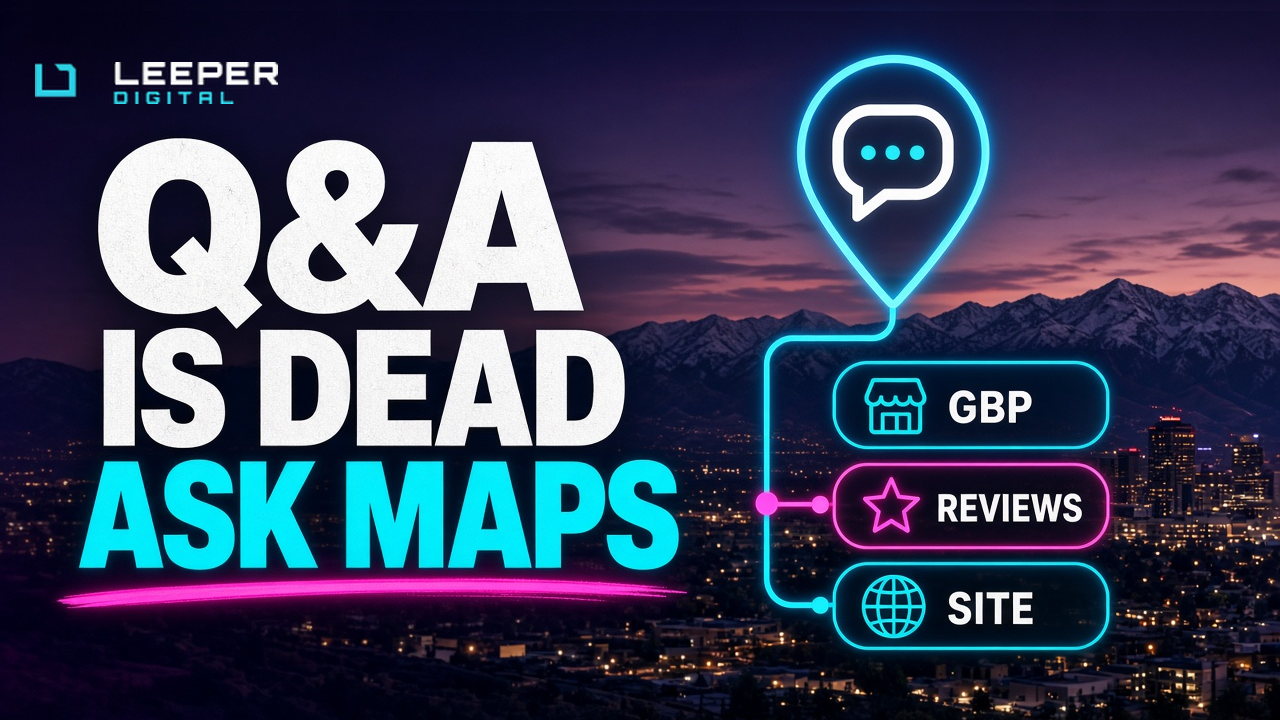 Q&A is dead — Ask Maps for Salt Lake City businesses, no ads