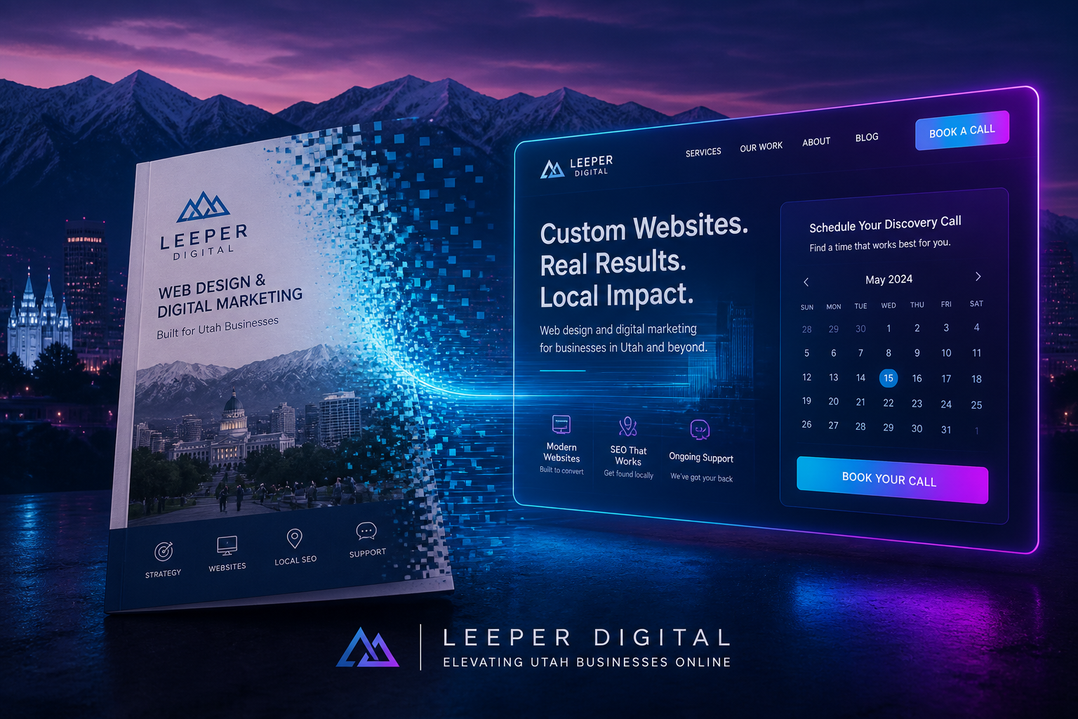 A brochure website turning into a booking-and-revenue site — no ads