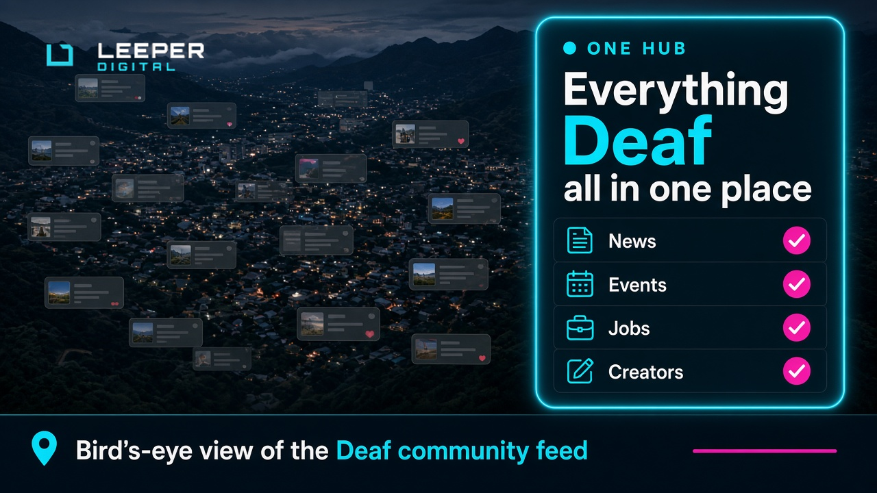 Scattered Deaf feeds versus one hub - Everything Deaf all in one place